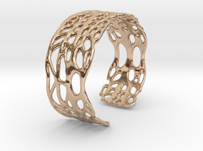 seafan cuff 3d printed