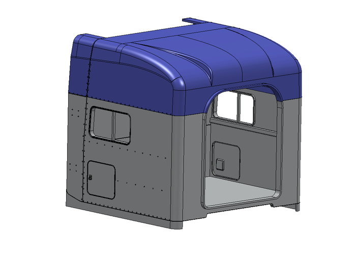 1/24 peterbilt Unibilt Sleeper cabin 3d printed