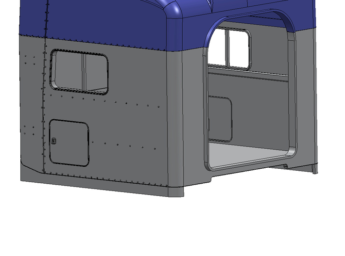 1/24 peterbilt Unibilt Sleeper  cabin 3d printed 