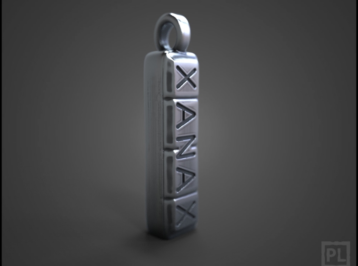 XANAX BAR 3d printed 