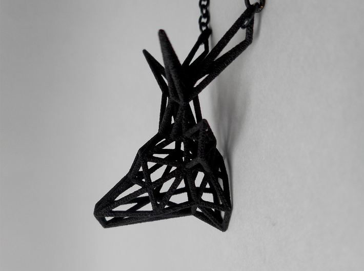 Deer Pendant 3d printed 