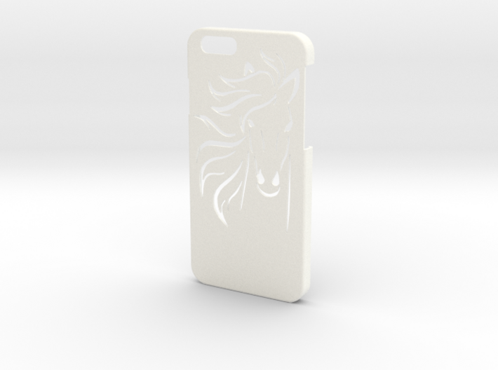 Iphone 6 Case - Name on the back - Horse 3d printed