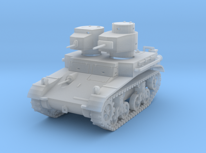 PV42E M2A2 Light Tank (1/87) 3d printed