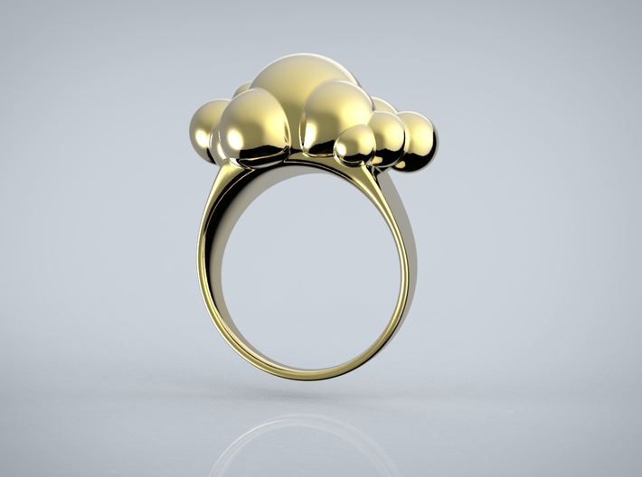 Cloud Ring 3d printed Rendered Image