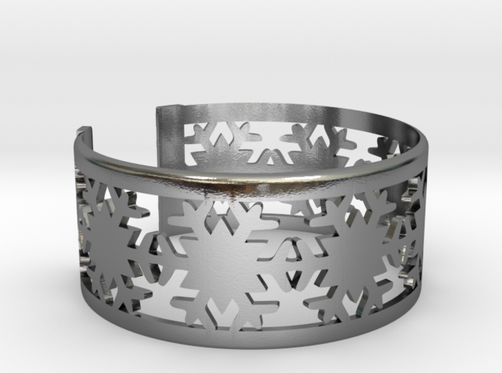 Snowflake Bracelet Medium 3d printed