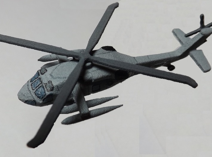 1/285 (6mm) UH-60 Blackhawk v.2 3d printed 