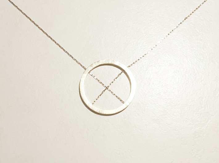 WIYW Circle Pendant 3d printed 