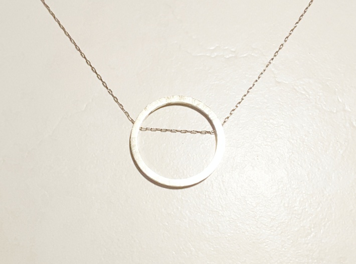 WIYW Circle Pendant 3d printed 