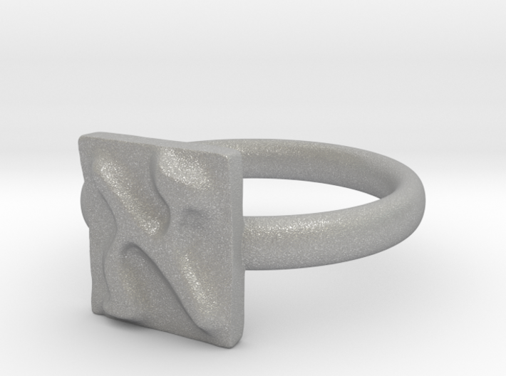 01 Alef Ring 3d printed