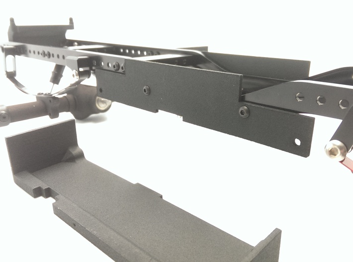 CMAX+Hilux Inner Battery Tray one side 3d printed 