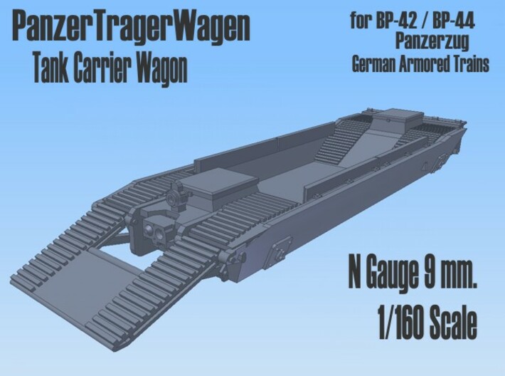 1-160 Panzer-Tr-Wagen For BP-42 3d printed