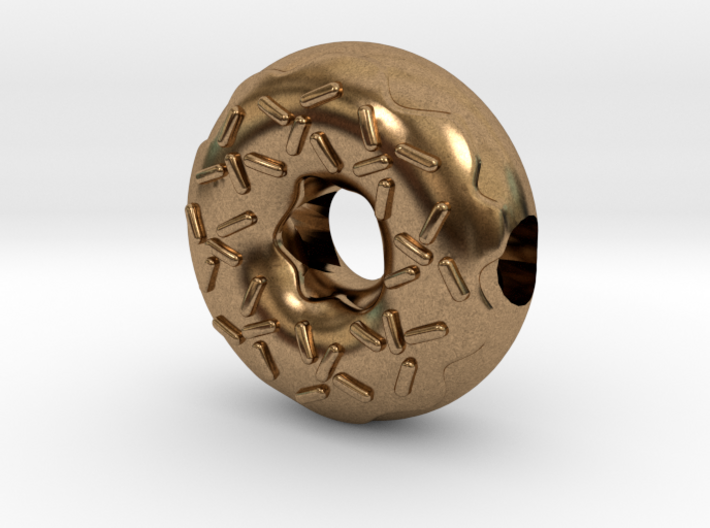 Donut European Charm Bracelet Bead 3d printed