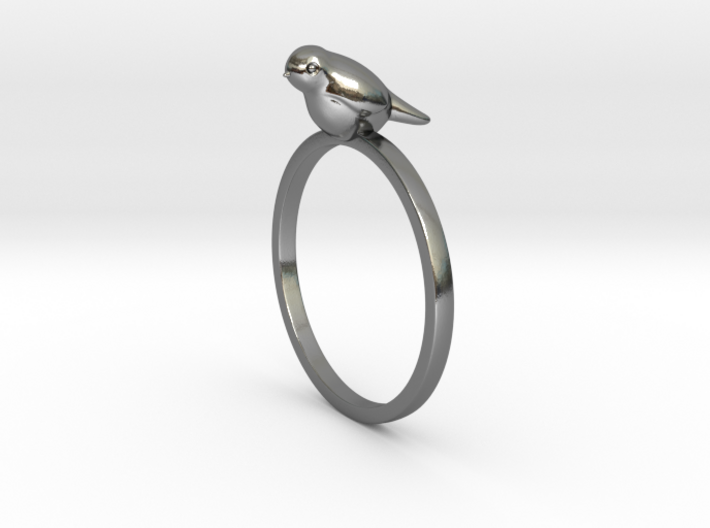 Bird Ring 3d printed