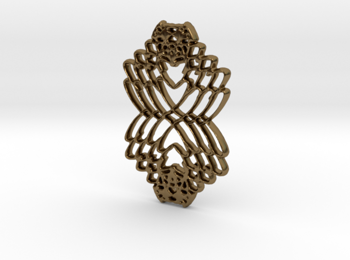 Interlocked Hearts 3d printed