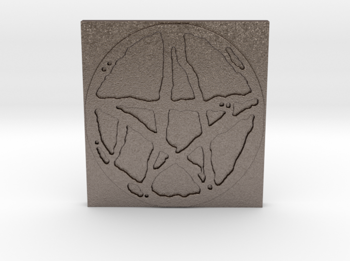 Rugged Pentacle 1 Tile by Gabrielle 3d printed