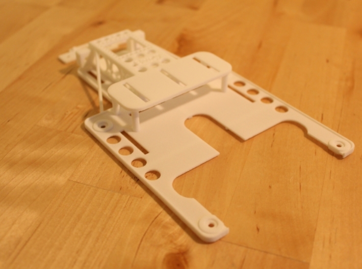 DJI Phantom Zenmuse FPV Undertray (Dual Battery) 3d printed 