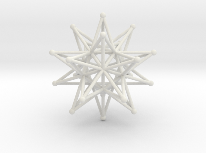 Stellated Icosahedron - 12 stars interlocking 3d printed