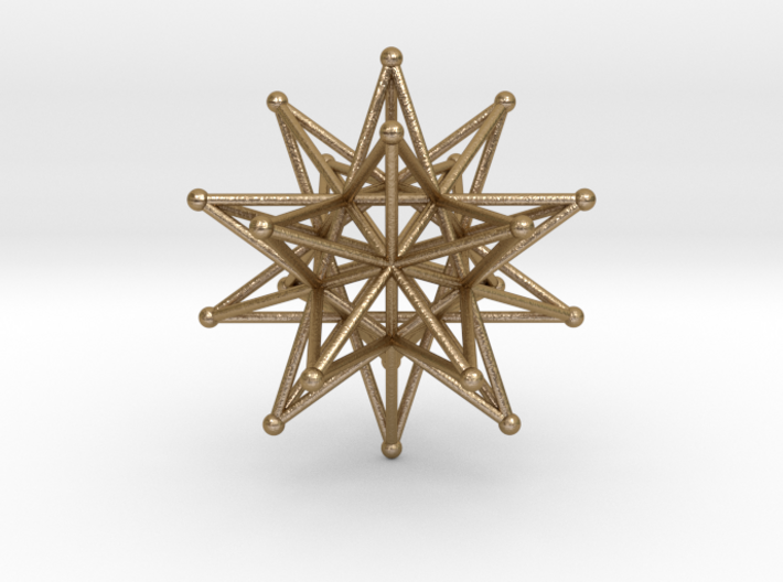 Stellated Icosahedron - 12 stars interlocking 3d printed