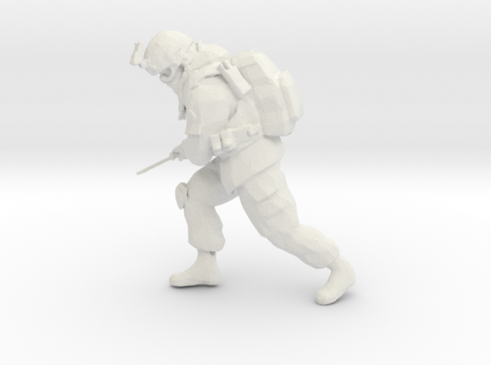 Soldier with knife (Esc: 1/24) 3d printed 