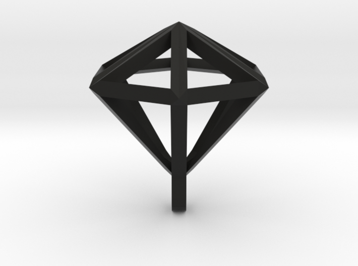 Diamant pendant 3d printed