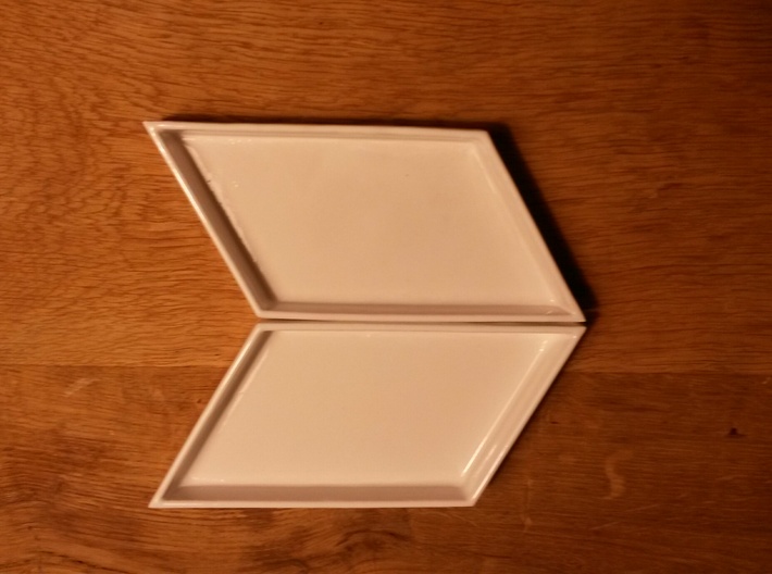 Plate Parallelogram B 3d printed 