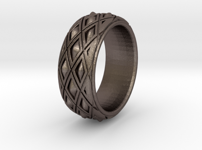 X SPIKE RING 3d printed