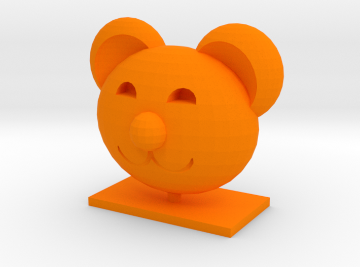 Teddy Bear Head 3d printed