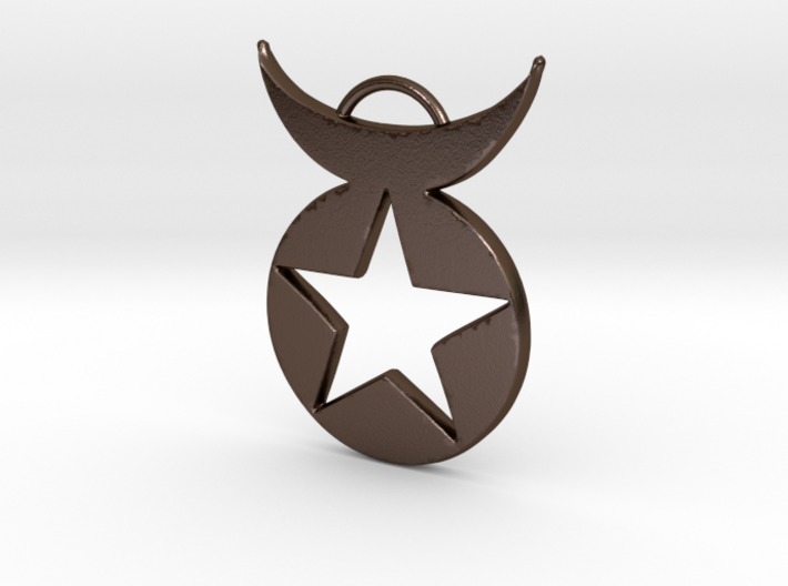 Star Emblem pendant 3d printed