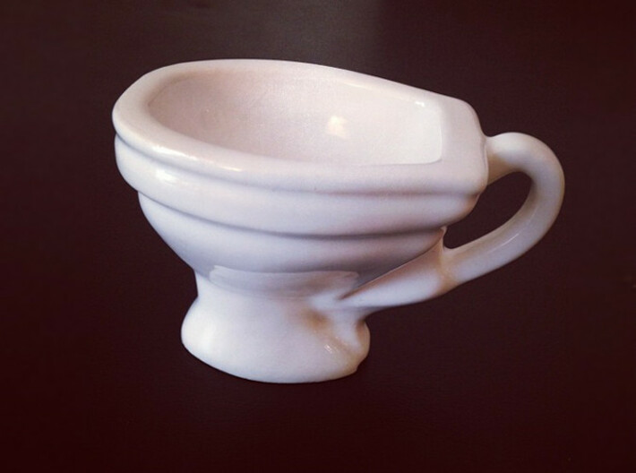 Toilet coffee cup 3d printed 