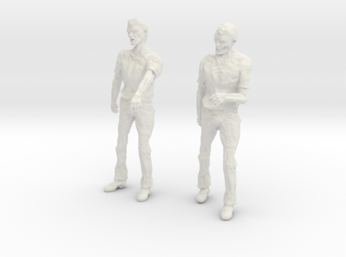 1-24 Male Zombie Set3 3d printed 