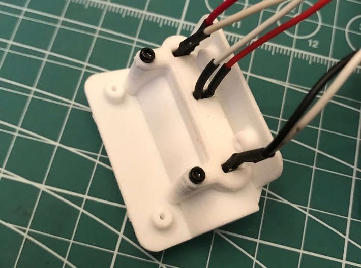 AC10008 SCX10 II XJ CHEROKEE Rear Light Housing 3d printed To retain the LED's with the included LED covers you will need four M2x5mm screws (sold separately).