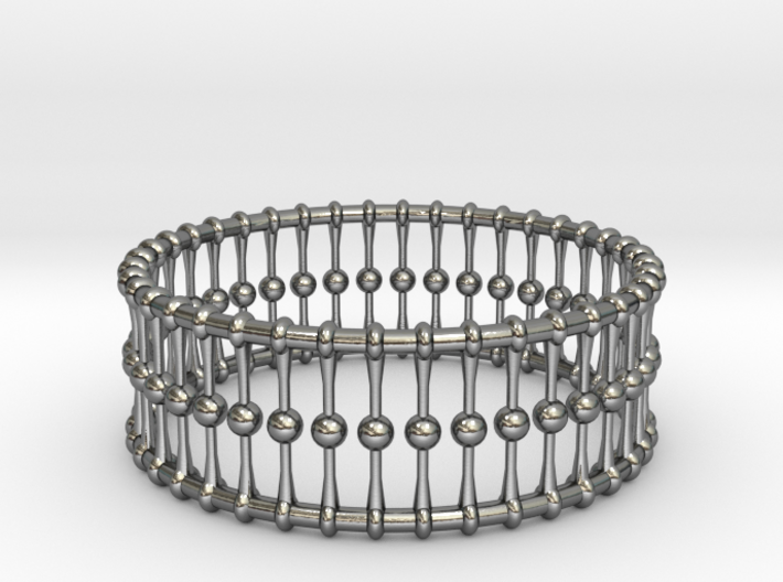 Bracelet Cones Balls And Rings 3 In Dia 3d printed
