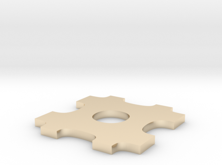 Puzzle Piece Necklace 3d printed