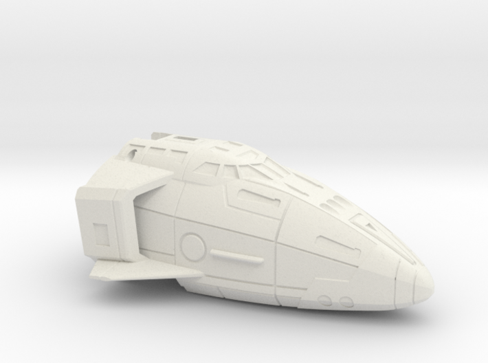 Combat Orbiter Nose Section MK.II One-Piece 3d printed