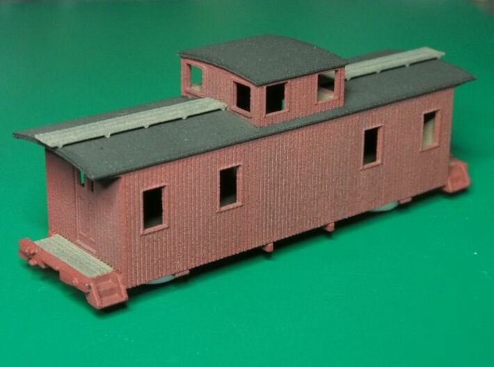 HOn3 30ft Caboose C 3d printed