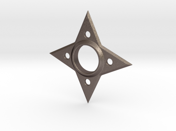 Hand Spinner Throwing Star 3d printed