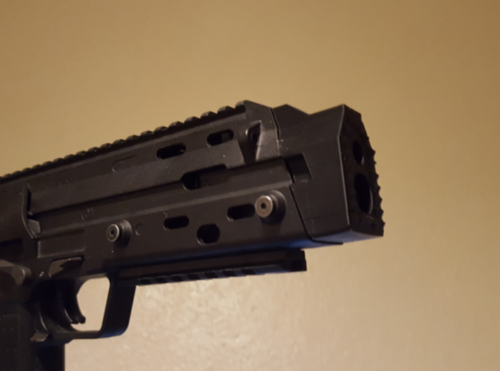 MP7 &quot;Warthog&quot; frontend 3d printed early prototype