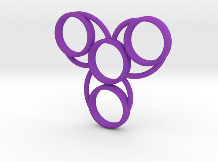 Hand Spinner Quad 3d printed