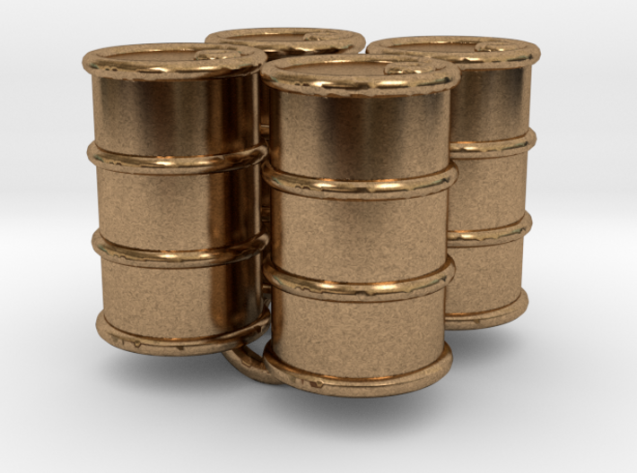 Power Grid Oil Barrels - Set of 4 3d printed