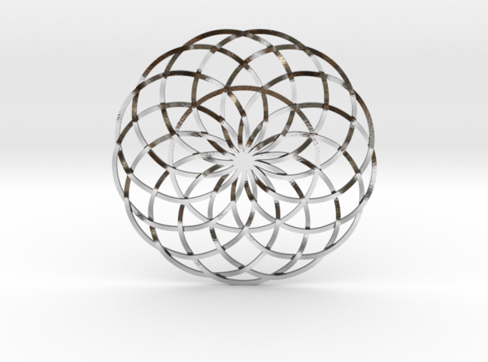 Moon Flower 3d printed 