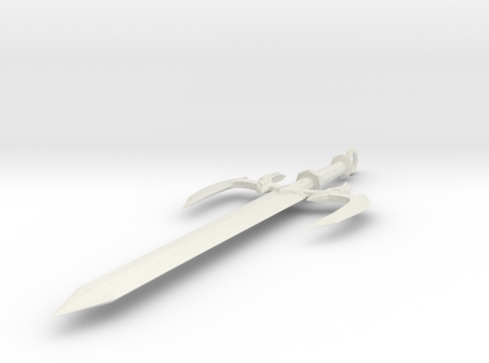 Fanged Broadsword 3d printed