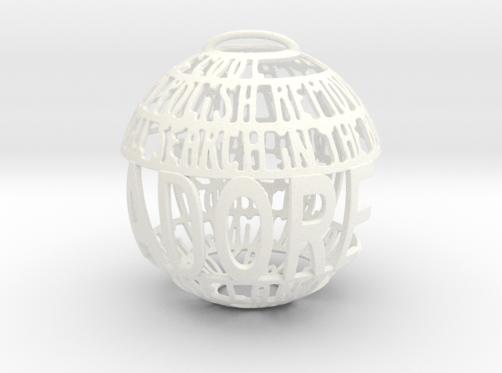 Adore Quotaball 3d printed 