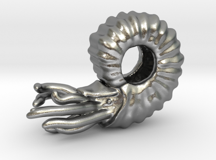 Ammonite Bead 3d printed
