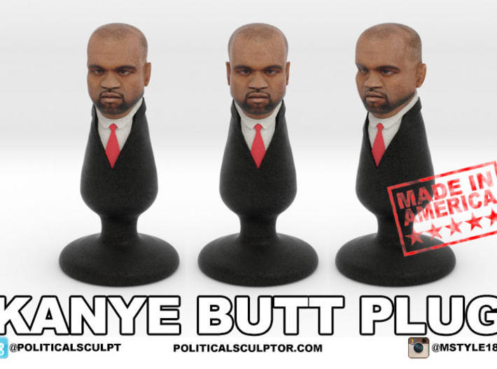 Kanye Plug 3d printed