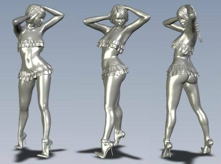 1/50 scale nose-art striptease dancer figure A x 1 3d printed