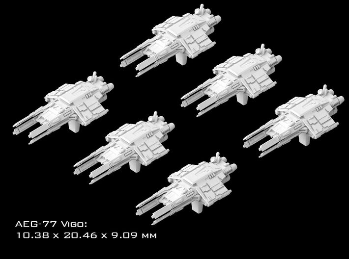 (Armada) 6x AEG-77 Vigo 3d printed