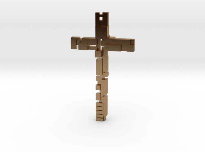 Cross with dimensions 3d printed