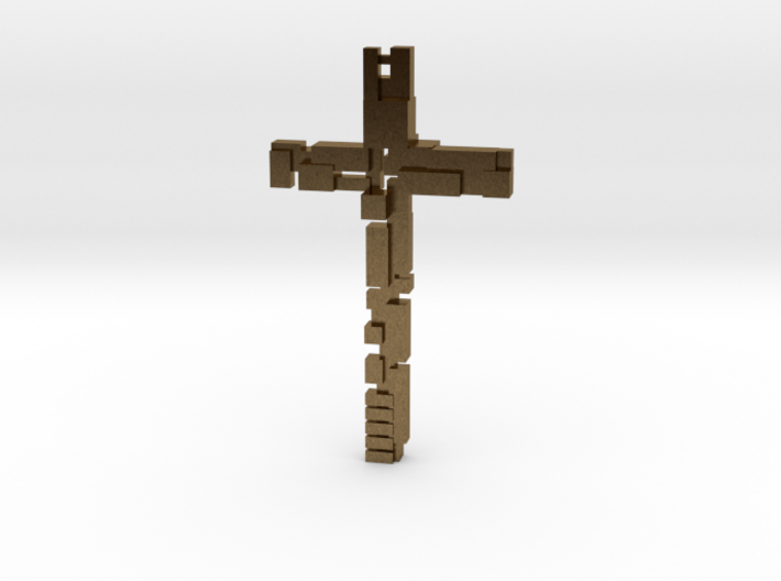 Cross with dimensions 3d printed