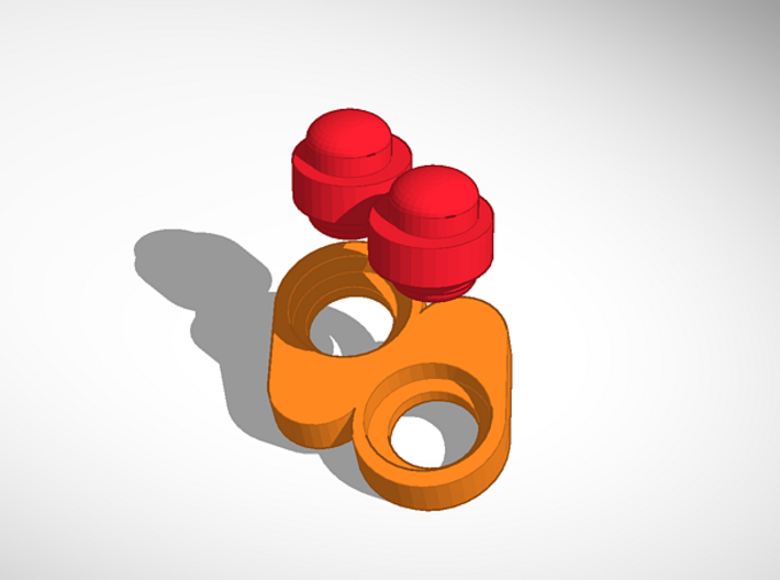 Twin Tears - Fidget Spinner 3d printed 