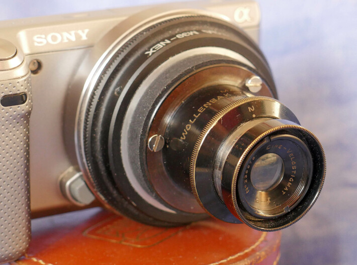 Leica adapter for Wollensak Cine-Velostigmat lens 3d printed